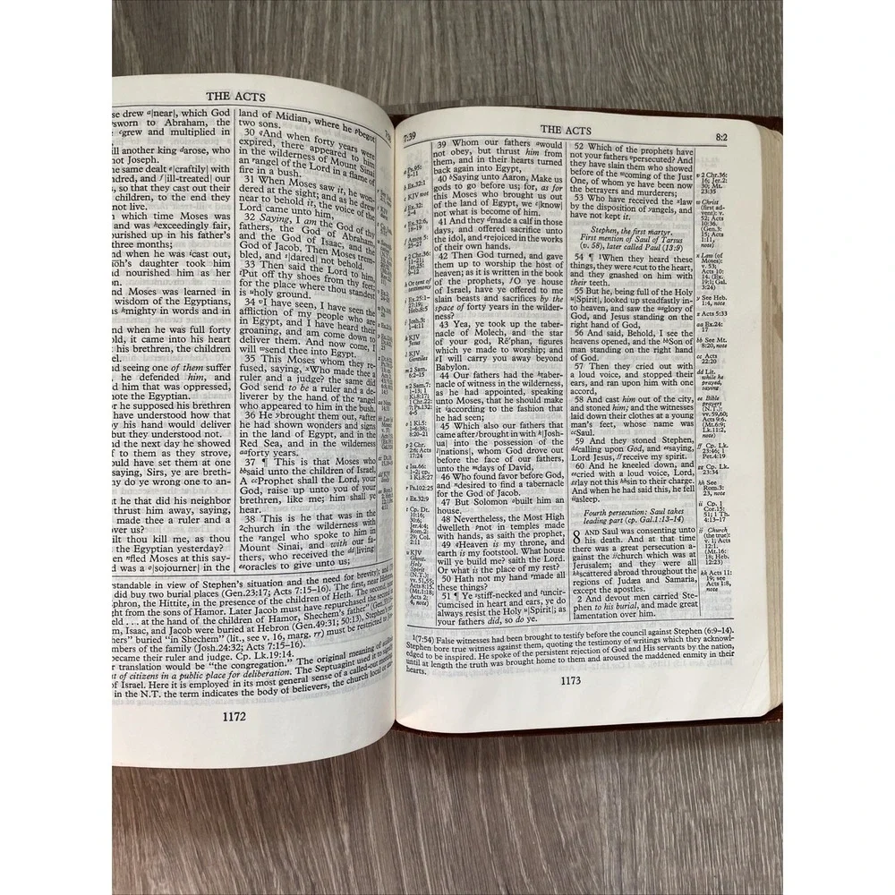 Oxford HOLY BIBLE New Scofield Reference Edit Concordance 1967 Vintage Cowhide